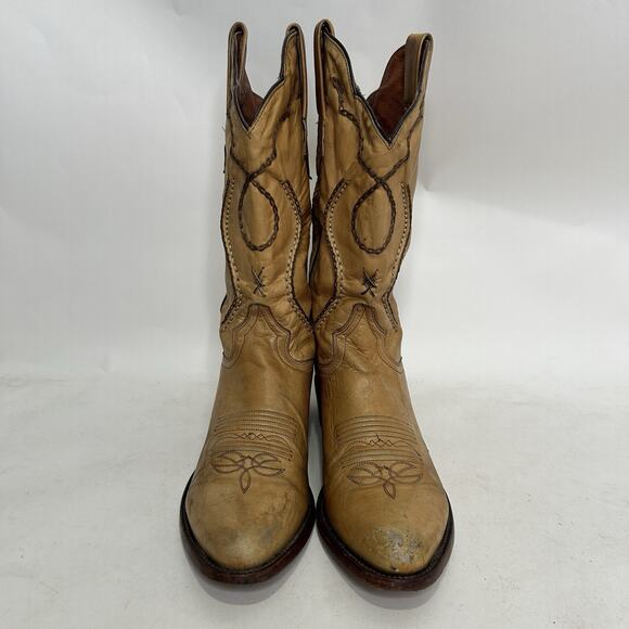 Vintage Dan Post Palamino Albany Boots “Cream” Men’s 11D main image 7
